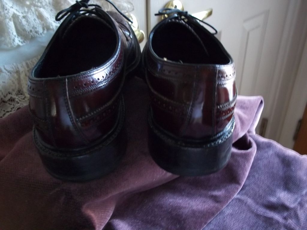 Floresheim Burgundy Shell Cordovan Wingtip Oxfords Floresheim Burgundy Shell Cordovan Wingtip Oxfords