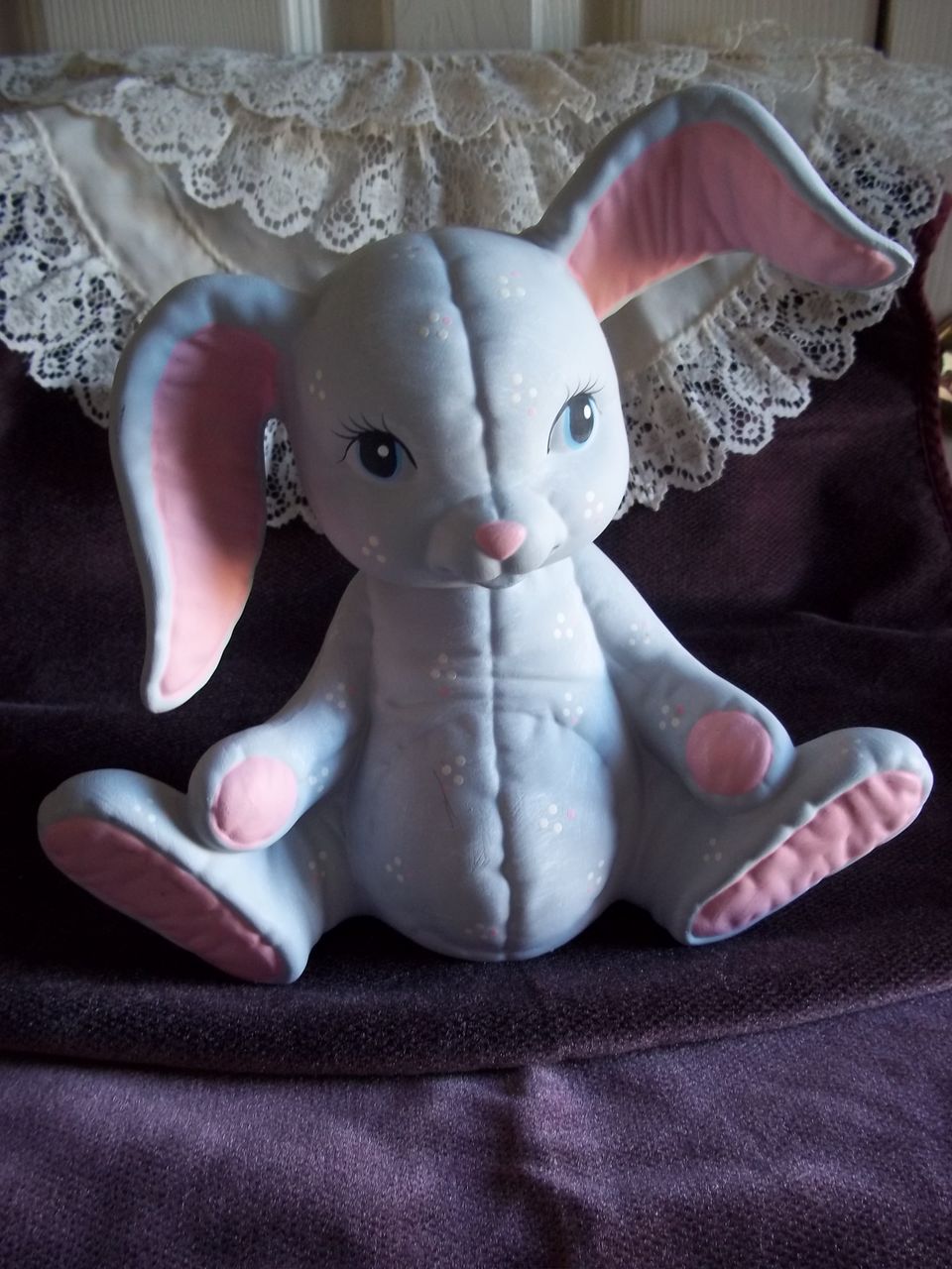 Kimple Patchwork Bunny Rabbit Ceramic Kimple Patchwork Bunny Rabbit Ceramic