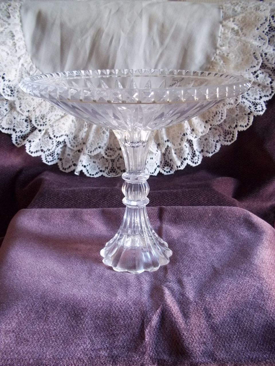 Mikasa Lead Crystal Compote Mikasa Lead Crystal Compote