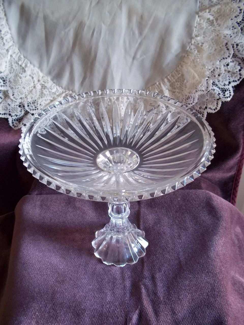 Mikasa Lead Crystal Compote Mikasa Lead Crystal Compote
