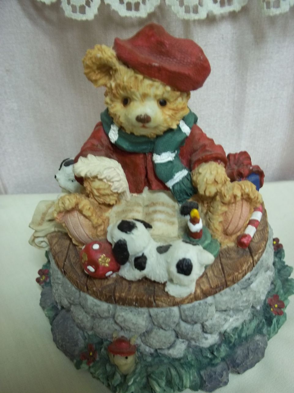 Christmas Teddy Music Box: When You Wish Upon a Star Christmas Teddy Music Box: When You Wish Upon a Star