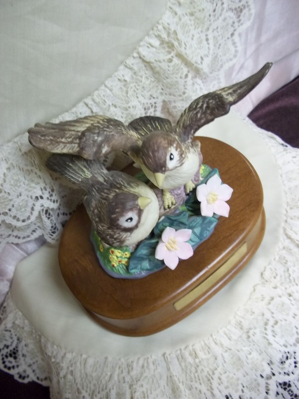 Music Box: His Eye is On the Sparrow and I Know God Cares For Me Music Box: His Eye is On the Sparrow and I Know God Cares For Me