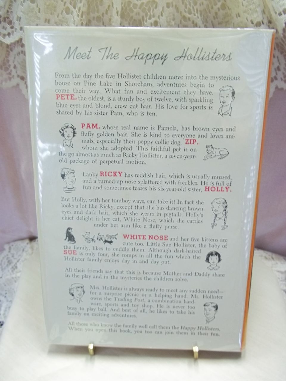 The Happy Hollisters and the Indian Treasure, Jerry West, Doubleday & Co. 1953 HC-DJ The Happy Hollisters and the Indian Treasure, Jerry West, Doubleday & Co. 1953 HC-DJ