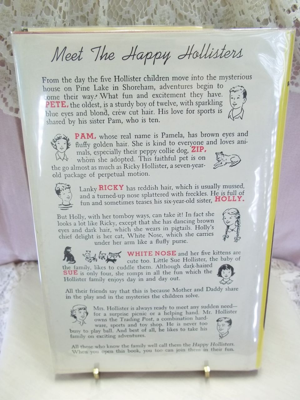 The Happy Hollisters, Jerry West, Doubleday & Co. 1953 HC-DJ The Happy Hollisters, Jerry West, Doubleday & Co. 1953 HC-DJ