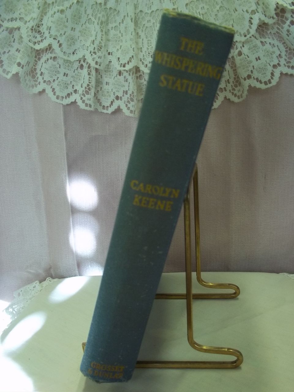 1st Edition: Nancy Drew and the Whispering Statue: Nancy Drew Mystery Stories, Carolyn Keene, Grosset & Dunlap 1937 HC 1st Edition: Nancy Drew and the Whispering Statue: Nancy Drew Mystery Stories, Carolyn Keene, Grosset & Dunlap 1937 HC
