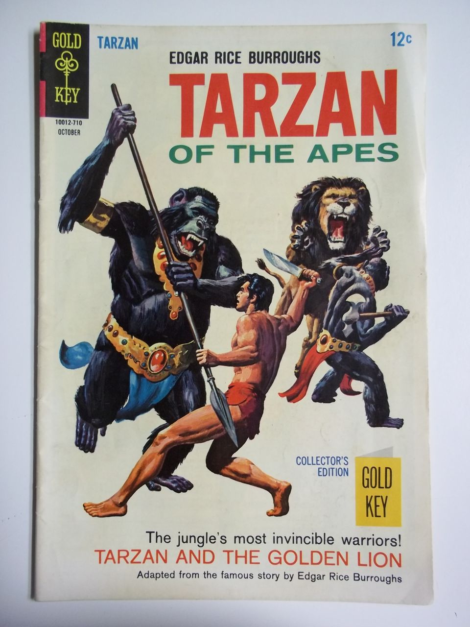 Gold Key Comics Tarzan of the Apes No. 172, Oct. 1967 Gold Key Comics Tarzan of the Apes No. 172, Oct. 1967