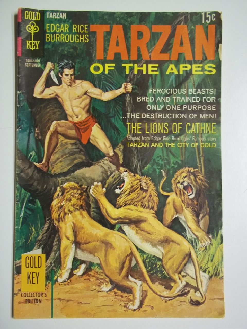 Gold Key Comics Tarzan of the Apes No. 187, Sept. 1969 Gold Key Comics Tarzan of the Apes No. 187, Sept. 1969