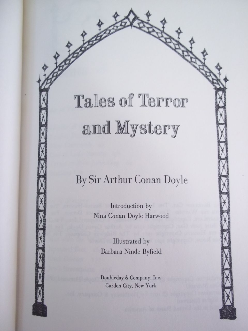Tales of Terror and Mystery, Sir Arthur Conan Doyle, Doubleday & Co. 1977 Tales of Terror and Mystery, Sir Arthur Conan Doyle, Doubleday & Co. 1977
