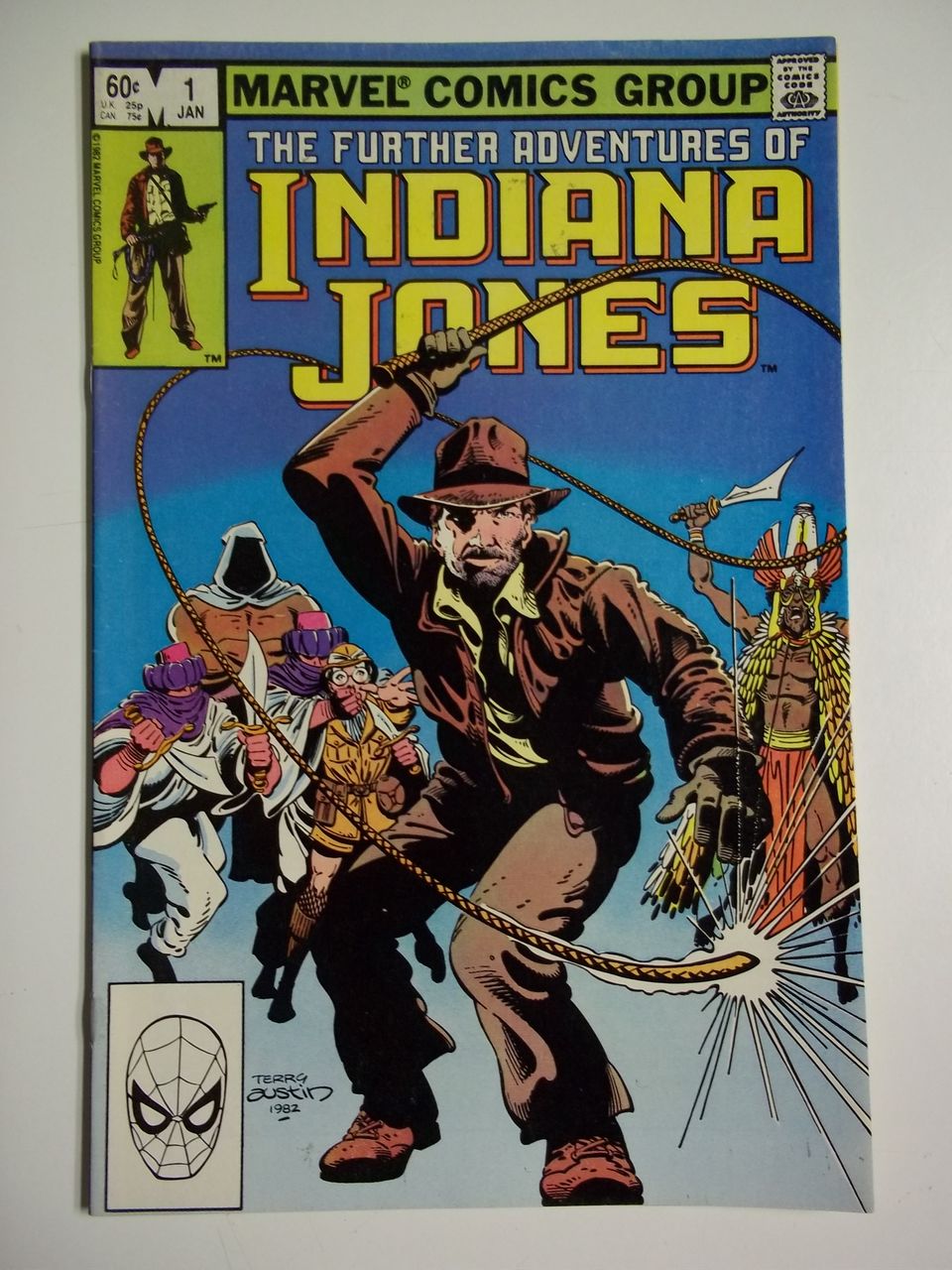Marvel Comics The Further Adventures of Indiana Jones Vol. 1, No. 1, Jan. 1982 First Issue! Marvel Comics The Further Adventures of Indiana Jones Vol. 1, No. 1, Jan. 1982 First Issue!