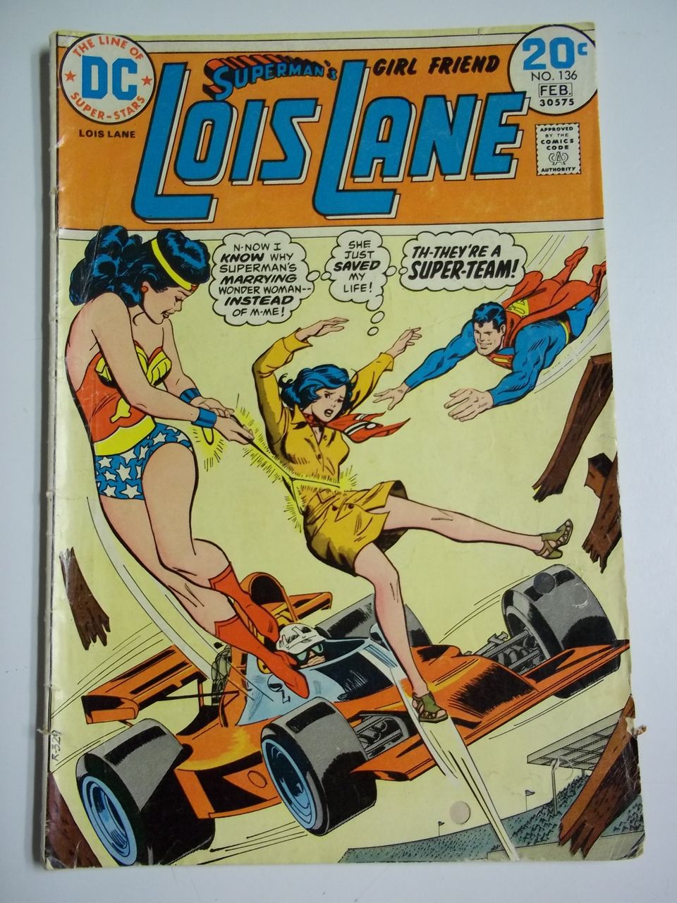 DC Comics Lois Lane Vol. 17, No. 136, Feb. 1974 DC Comics Lois Lane Vol. 17, No. 136, Feb. 1974