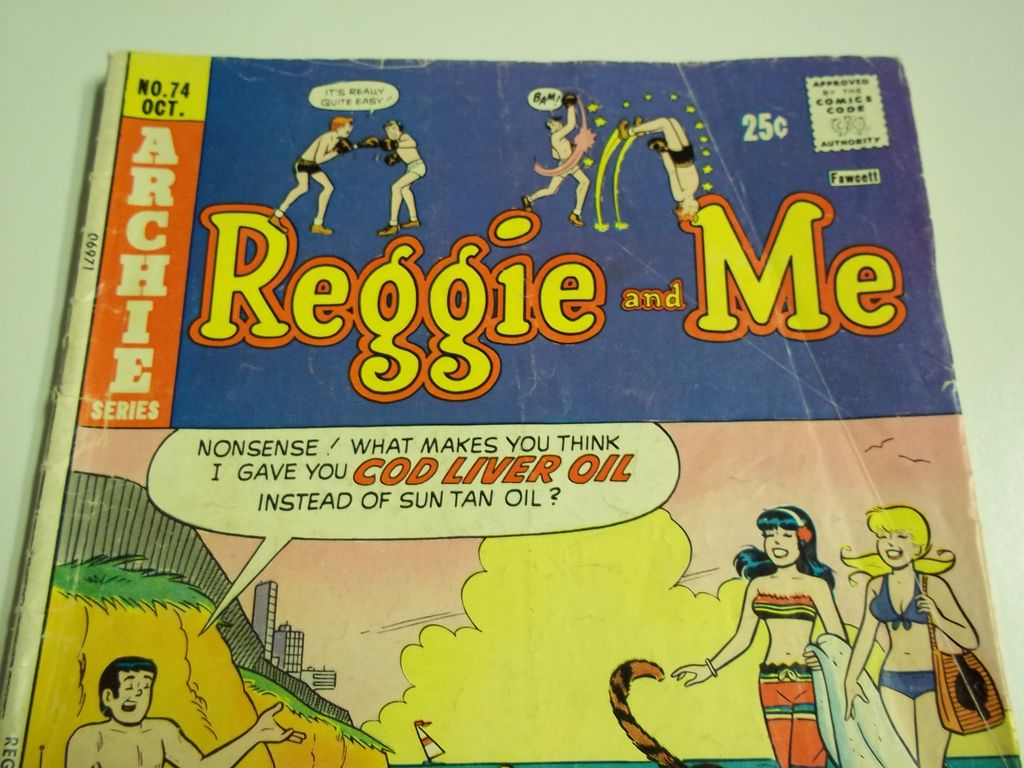 Archie Comics Reggie and Me No. 74, Oct. 1974 Archie Comics Reggie and Me No. 74, Oct. 1974