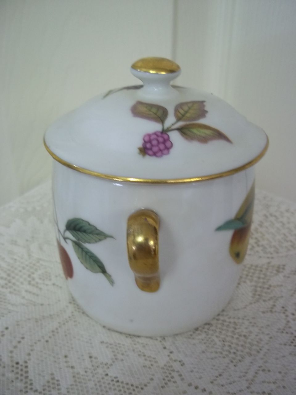 Royal Worcestor China Jelly Jar Royal Worcestor China Jelly Jar