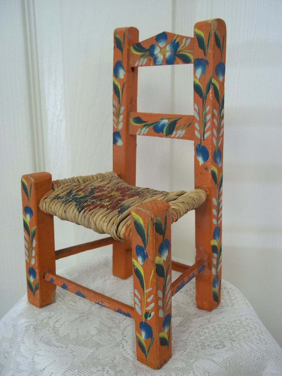 Vintage Hand Crafted Doll Chair Vintage Hand Crafted Doll Chair