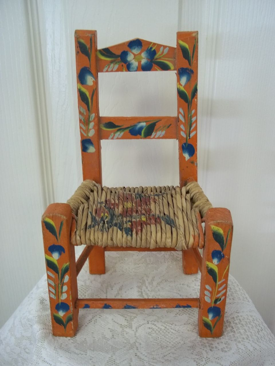 Vintage Hand Crafted Doll Chair Vintage Hand Crafted Doll Chair