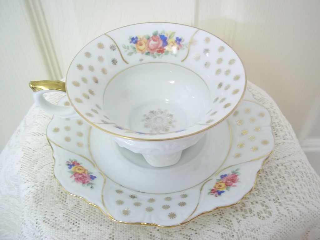 Bavarian China Cup and Saucer Bavarian China Cup and Saucer