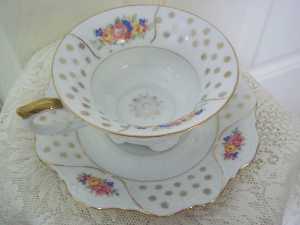 Bavarian China Cup and Saucer Bavarian China Cup and Saucer