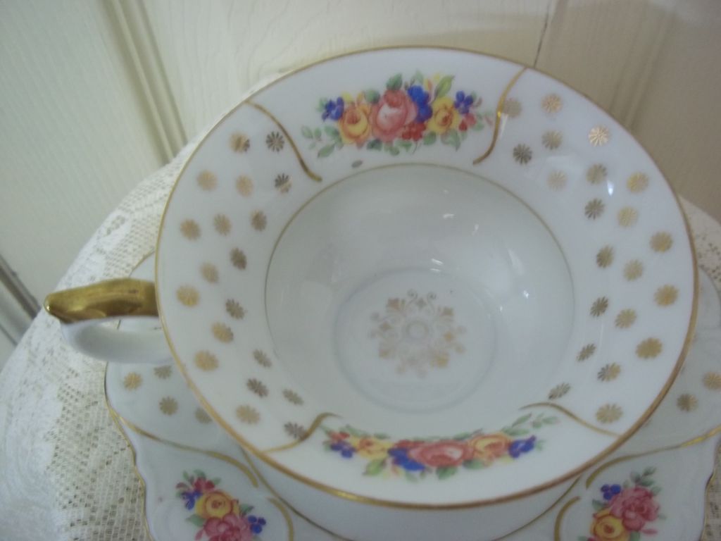 Bavarian China Cup and Saucer Bavarian China Cup and Saucer