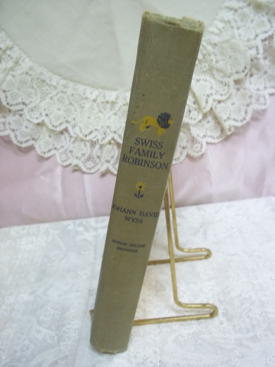 Swiss Family Robinson, Johann David Wyss, Junior Deluxe Edition 1954 HC Swiss Family Robinson, Johann David Wyss, Junior Deluxe Edition 1954 HC