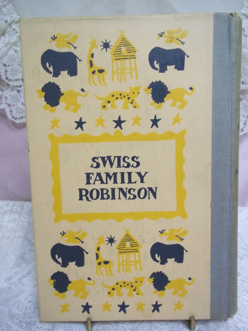 Swiss Family Robinson, Johann David Wyss, Junior Deluxe Edition 1954 HC Swiss Family Robinson, Johann David Wyss, Junior Deluxe Edition 1954 HC
