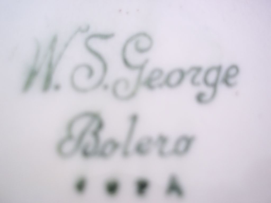 W.S. George Bolero Fine China Sugar Bowl w/ Lid W.S. George Bolero Fine China Sugar Bowl w/ Lid