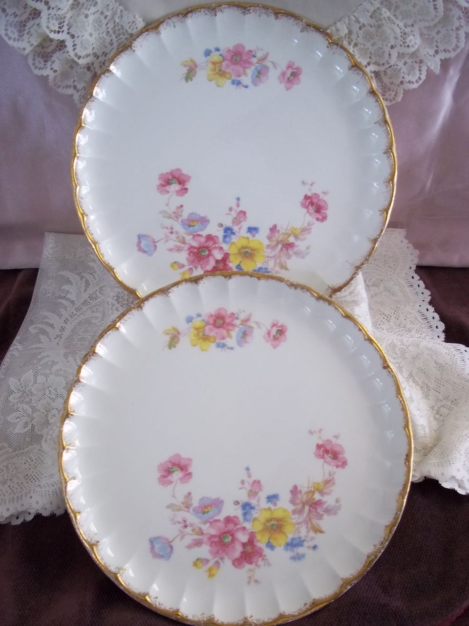 8 W.S. George Bolero Fine China Dinner Plates 8 W.S. George Bolero Fine China Dinner Plates
