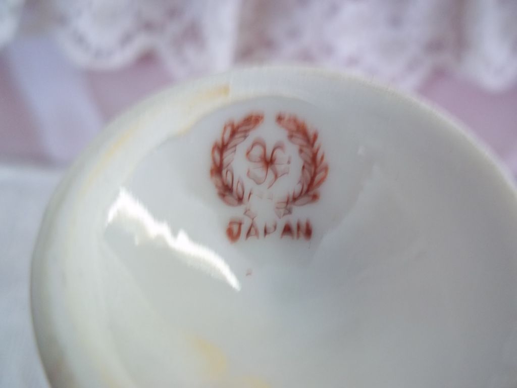 Dresden Rose Pattern Softboiled Egg Cups Dresden Rose Pattern Softboiled Egg Cups