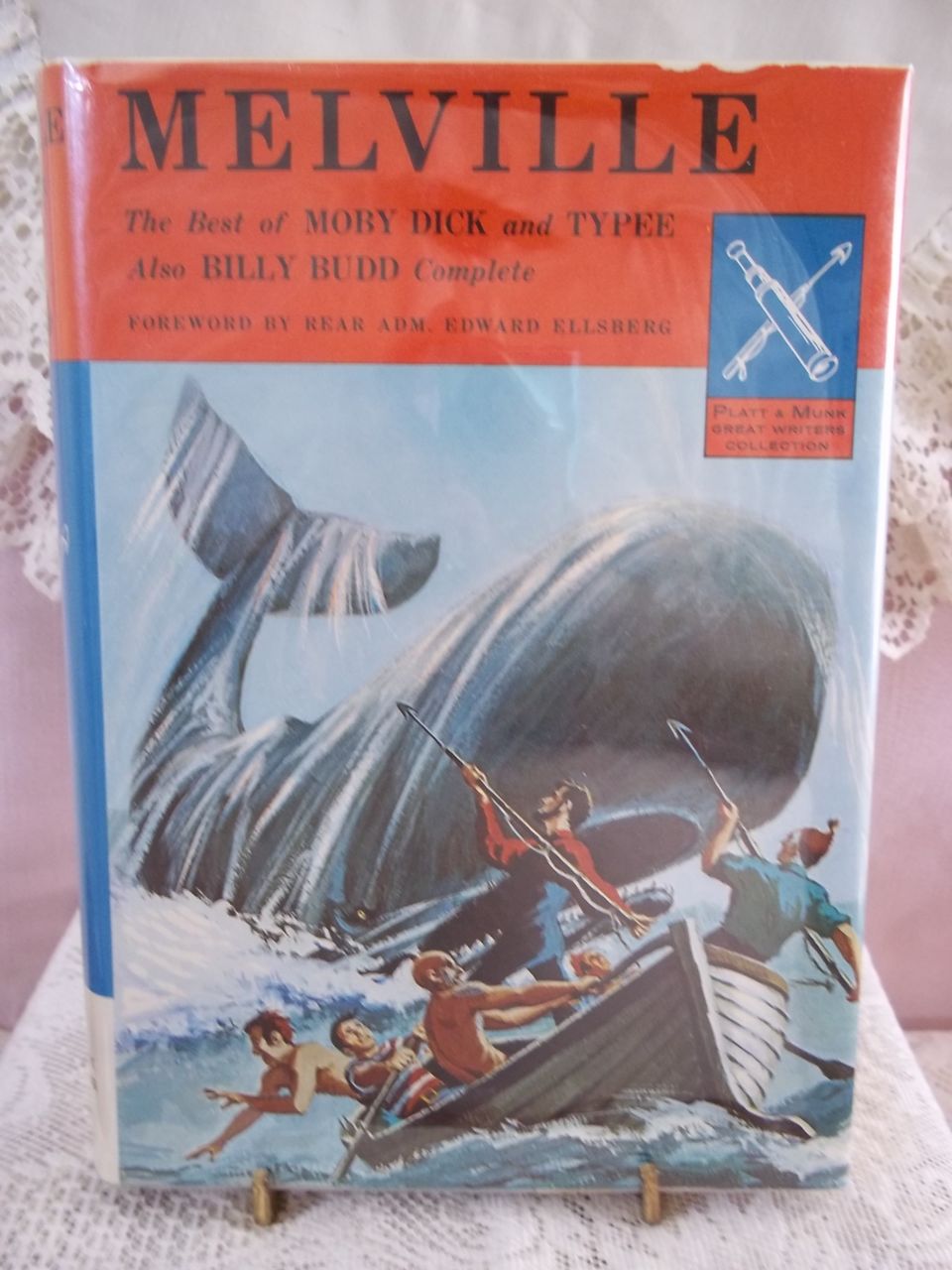 Platt and Munk Great Writers Collection: The Best of Moby Dick and Typee, Herman Melville, Platt and Munk 1964 HC-DJ Platt and Munk Great Writers Collection: The Best of Moby Dick and Typee, Herman Melville, Platt and Munk 1964 HC-DJ