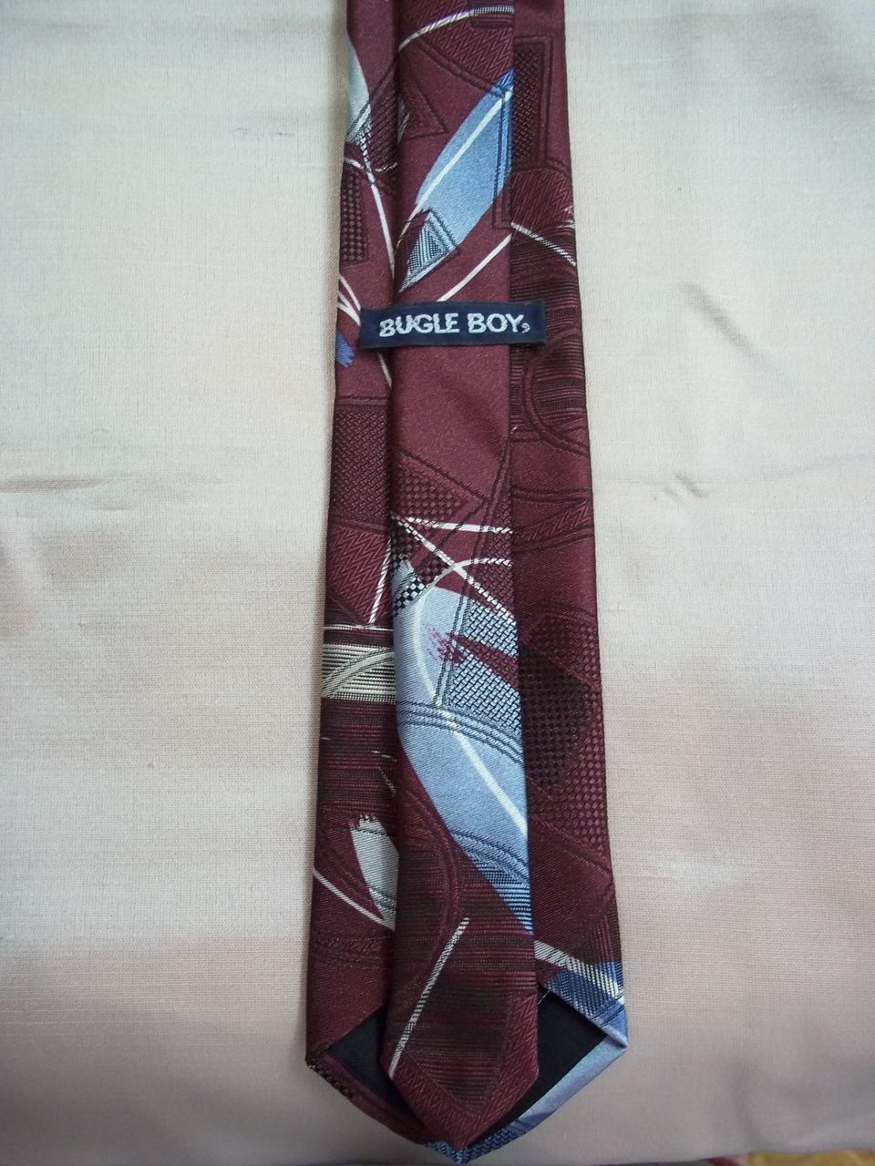 Vintage Art Deco Style Tie by Bugle Boy Vintage Art Deco Style Tie by Bugle Boy