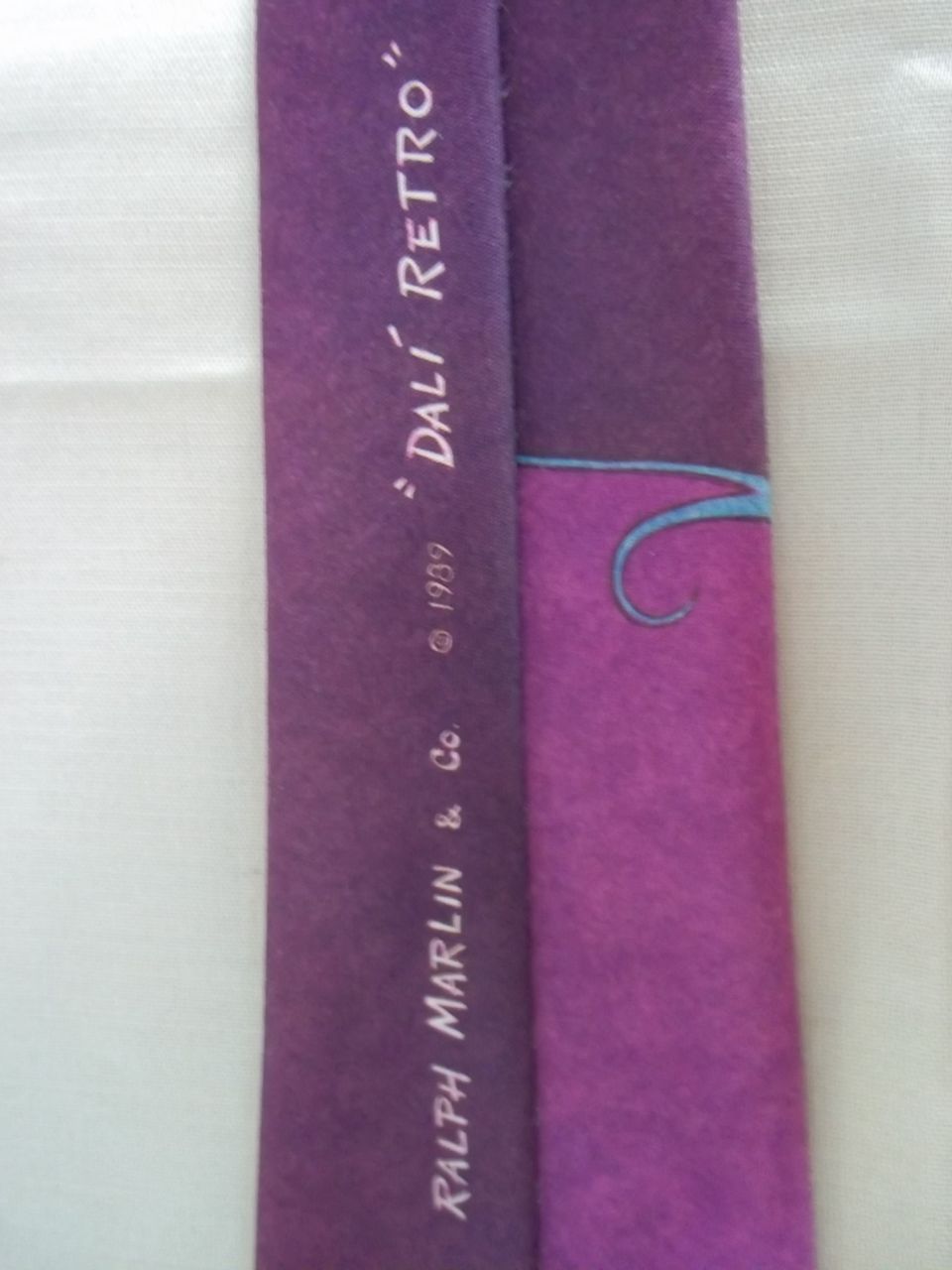Vintage Ralph Martin Original 'Dali Retro' Tie Vintage Ralph Martin Original 'Dali Retro' Tie