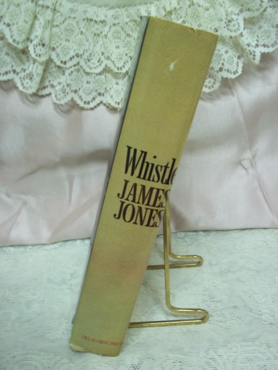 Whistle, James Jones, Delacorte 1978 HC-DJ Whistle, James Jones, Delacorte 1978 HC-DJ