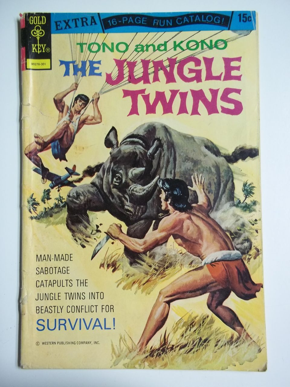 Gold Key Comics The Jungle Twins No. 4, 1972 Gold Key Comics The Jungle Twins No. 4, 1972