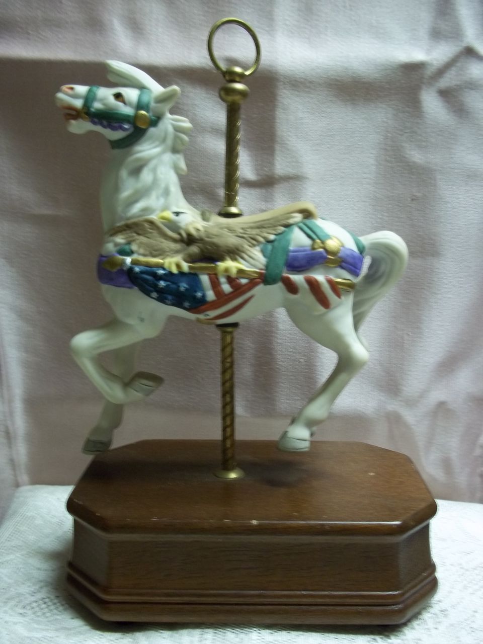 Patriotic Carousel Horse Music Box: The Carousel Waltz Patriotic Carousel Horse Music Box: The Carousel Waltz