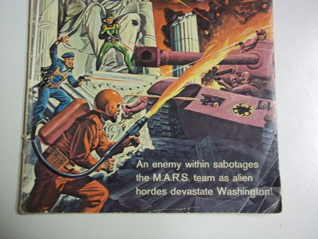 Gold Key Comics M.A.R.S. Patrol Total War No. 6, Aug. 1968 Gold Key Comics M.A.R.S. Patrol Total War No. 6, Aug. 1968