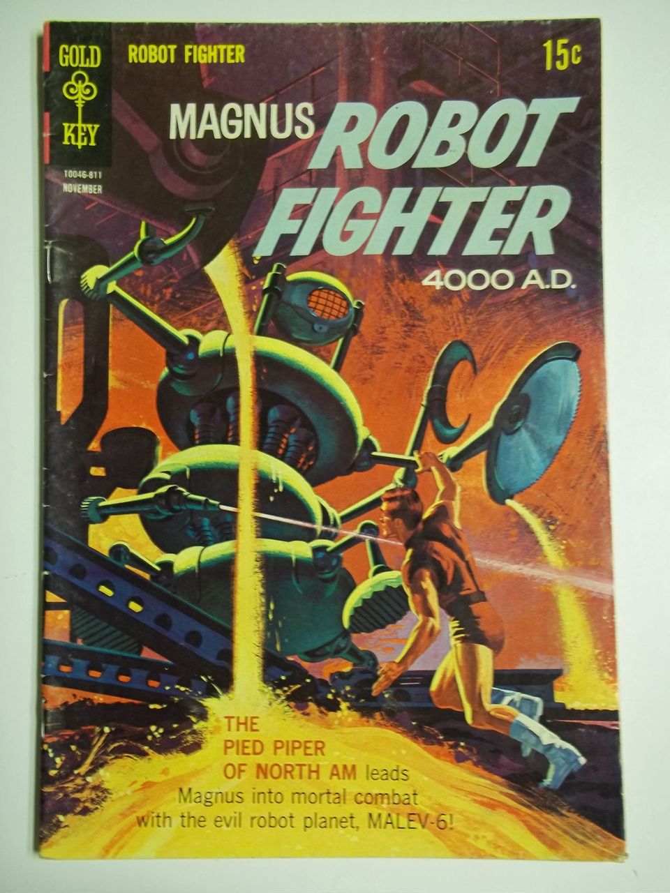 Gold Key Comics Magnus Robot Fighter No. 24, Nov. 1968 Gold Key Comics Magnus Robot Fighter No. 24, Nov. 1968