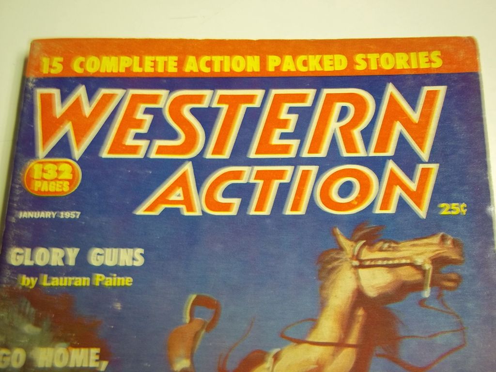 Western Action Number 4, Vol. 20, Jan. 1957 Western Pulp Magazine Western Action Number 4, Vol. 20, Jan. 1957 Western Pulp Magazine