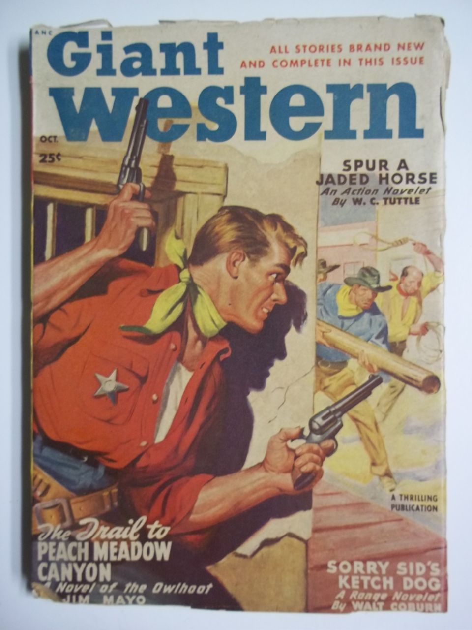 Giant Western No. 2, Vol. 4, Oct. 1949 Western Pulp Magazine Giant Western No. 2, Vol. 4, Oct. 1949 Western Pulp Magazine