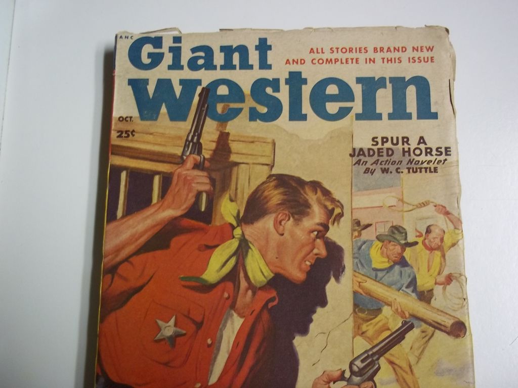 Giant Western No. 2, Vol. 4, Oct. 1949 Western Pulp Magazine Giant Western No. 2, Vol. 4, Oct. 1949 Western Pulp Magazine