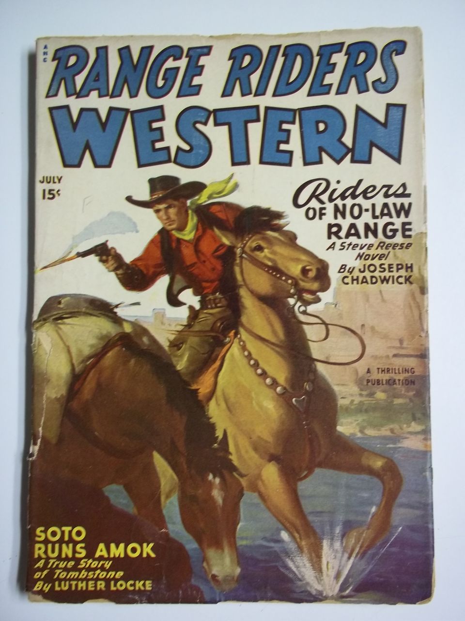 Range Riders Western No. 1, Vol. 21, July 1949 Western Pulp Magazine Range Riders Western No. 1, Vol. 21, July 1949 Western Pulp Magazine