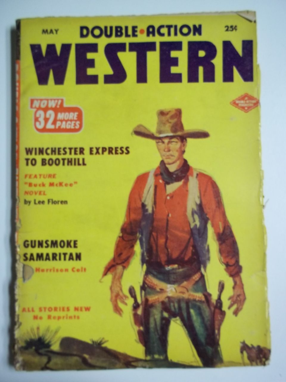 Double Action Western No. 5, Vol. 20, May 1953 Pulp Western Magazine Double Action Western No. 5, Vol. 20, May 1953 Pulp Western Magazine