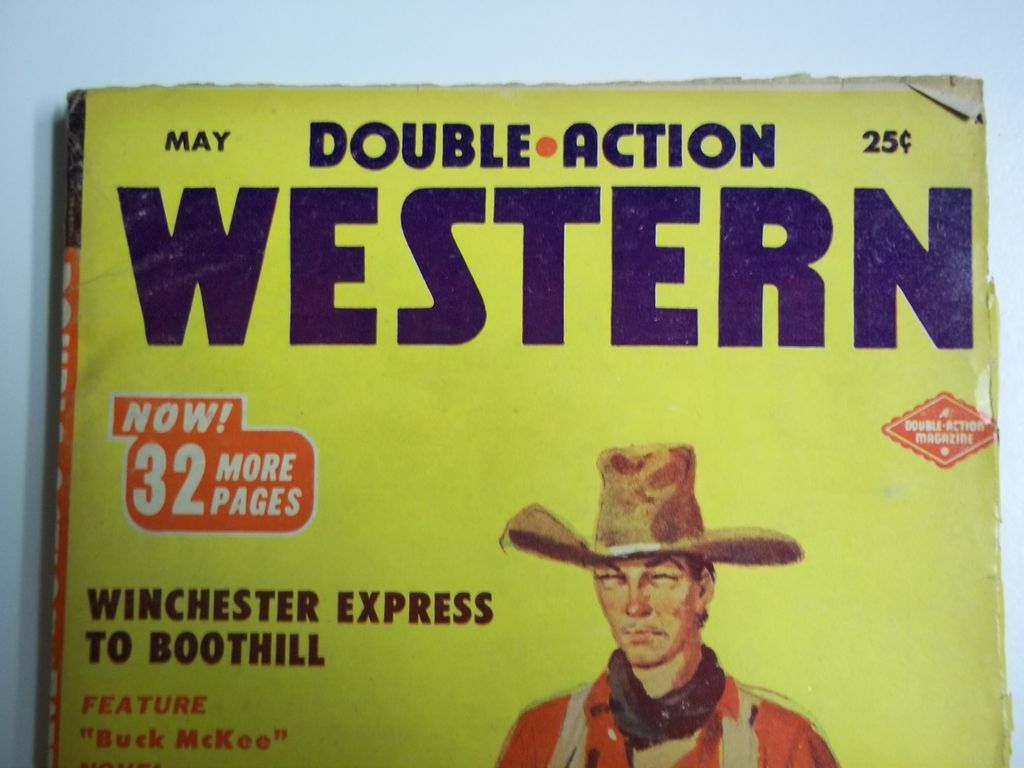 Double Action Western No. 5, Vol. 20, May 1953 Pulp Western Magazine Double Action Western No. 5, Vol. 20, May 1953 Pulp Western Magazine
