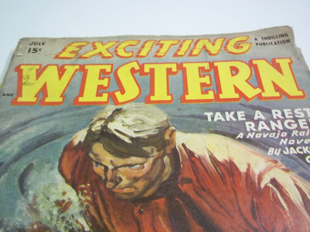 Exciting Western No. 13, Vol. 17, July 1949 Pulp Western Magazine Exciting Western No. 13, Vol. 17, July 1949 Pulp Western Magazine