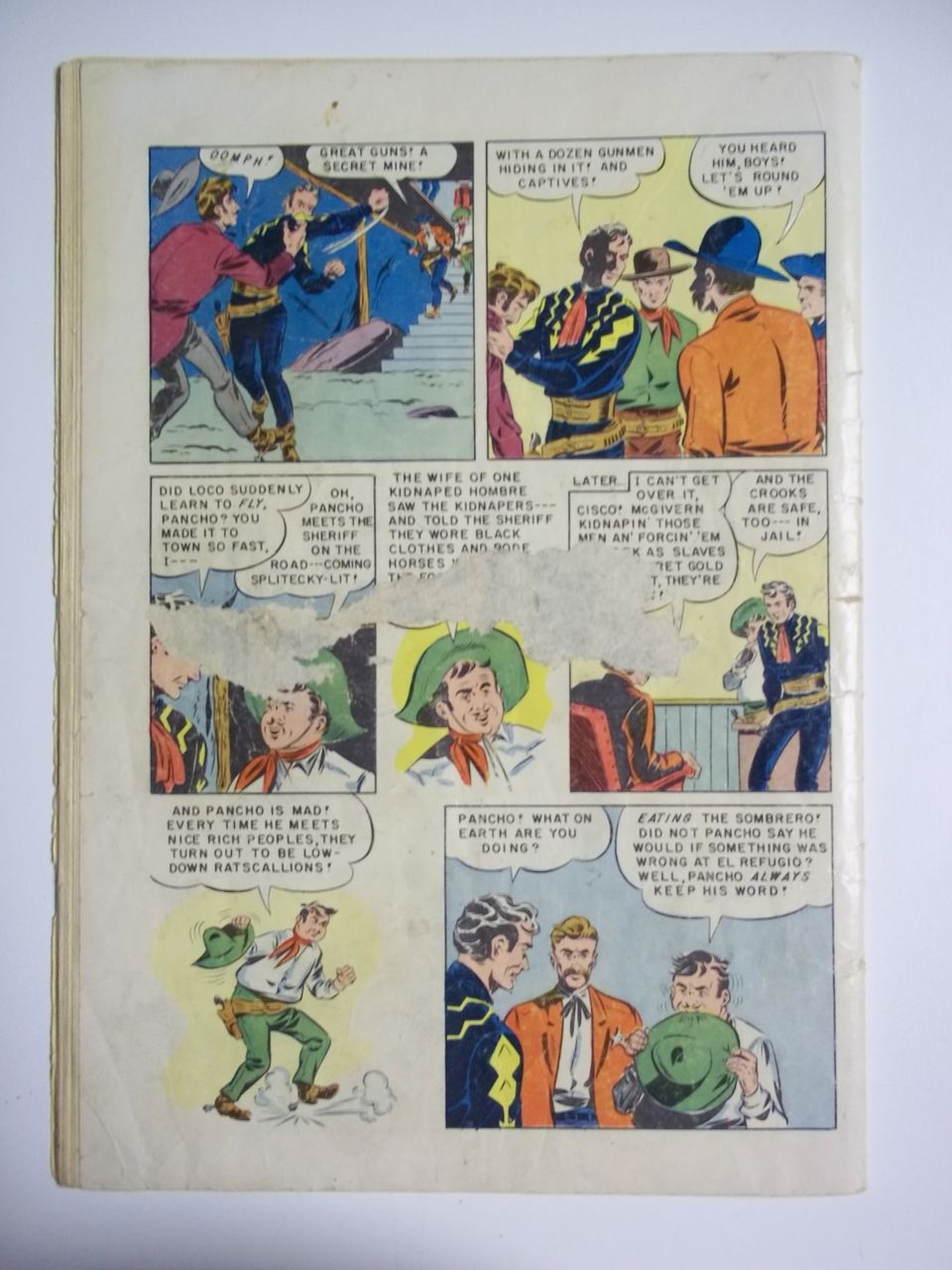Dell Comics The Cisco Kid No. 12, Nov.-Dec. 1956 Dell Comics The Cisco Kid No. 12, Nov.-Dec. 1956