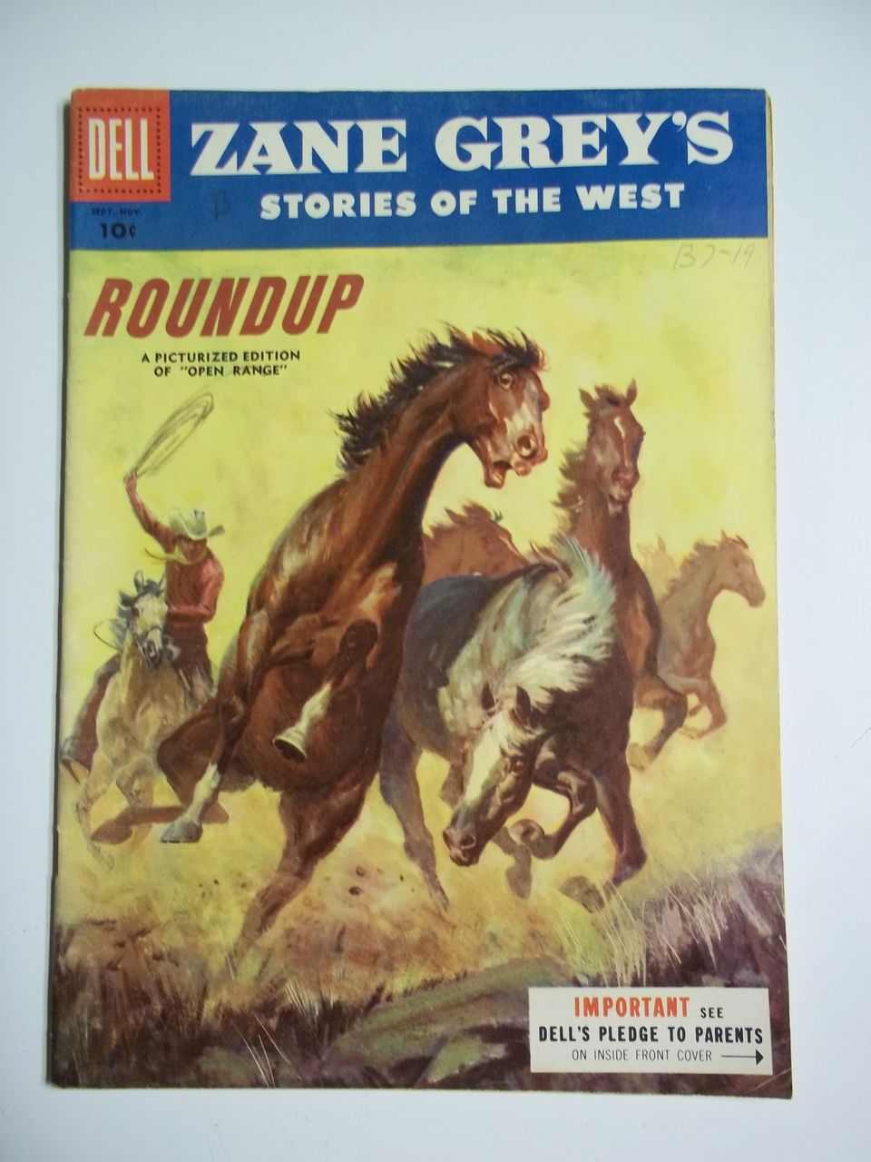 Dell Comics Zane Grey's Stories of the West No 27, 1955 Dell Comics Zane Grey's Stories of the West No 27, 1955