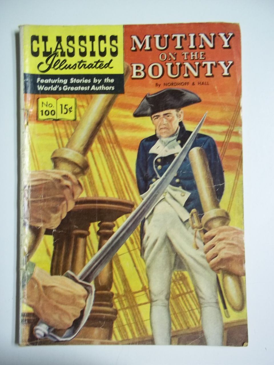 1st Edition Classics Illustrated No. 100: Mutiny on the Bounty 1st Edition Classics Illustrated No. 100: Mutiny on the Bounty