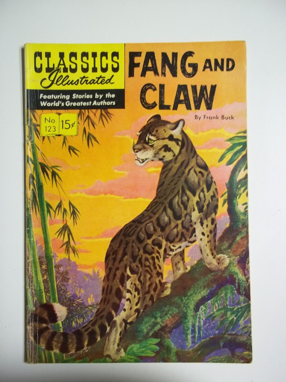 Classics Illustrated No. 123: Fang and Claw HRN 124 Classics Illustrated No. 123: Fang and Claw HRN 124