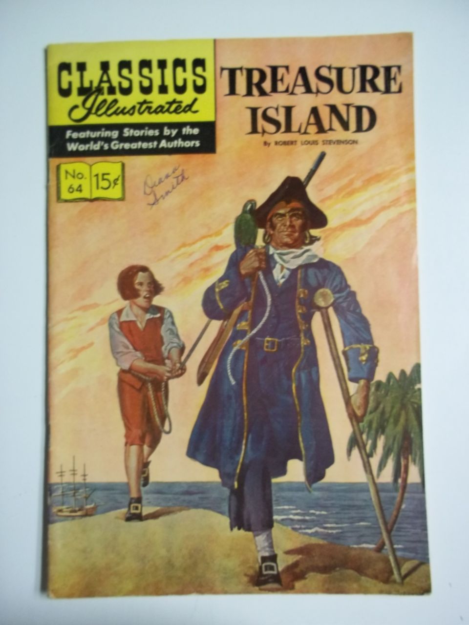 Classics Illustrated No. 64: Treasure Island HRN 158 Classics Illustrated No. 64: Treasure Island HRN 158