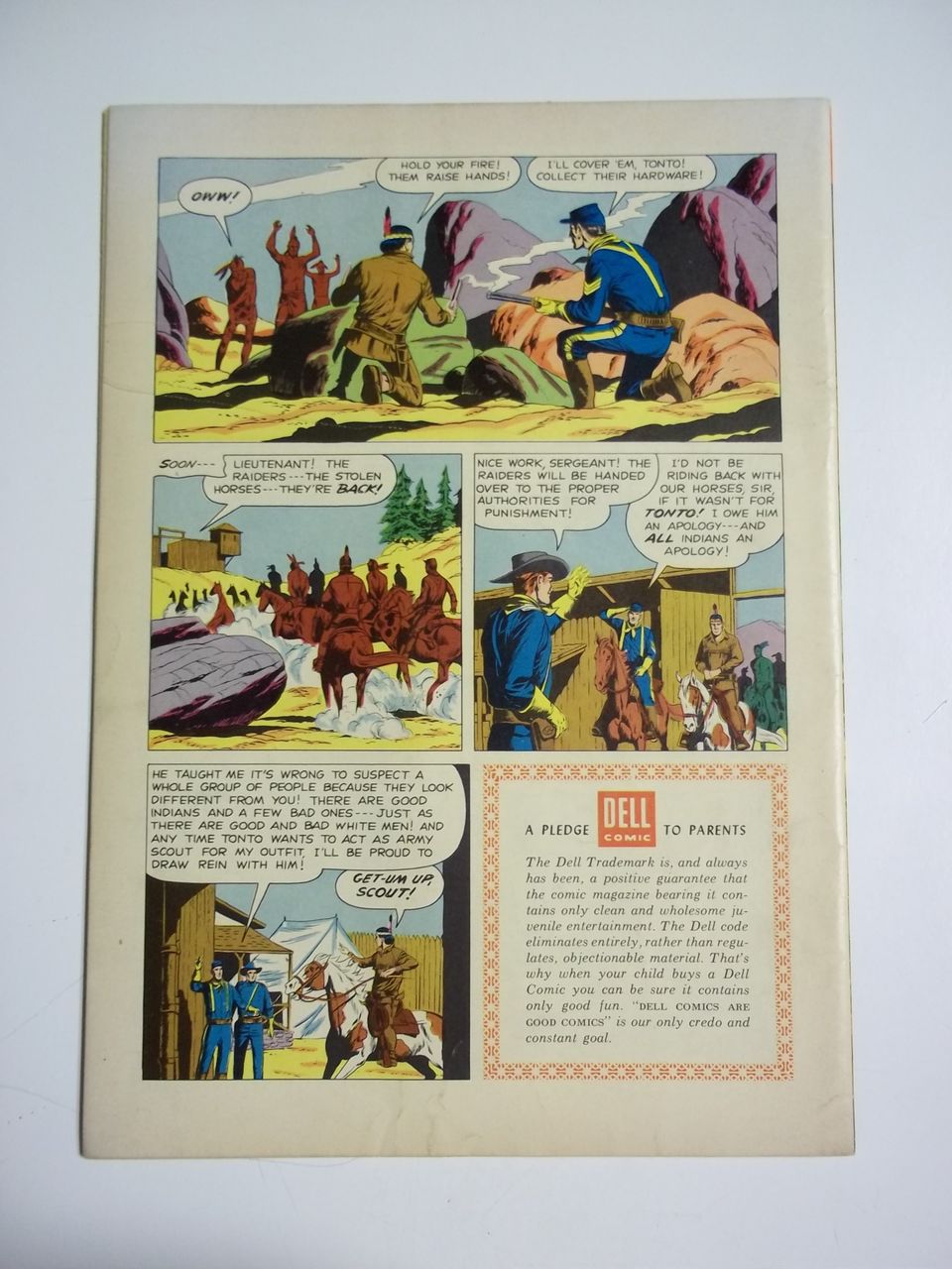 Dell Comics Tonto No. 19, 1955 Dell Comics Tonto No. 19, 1955