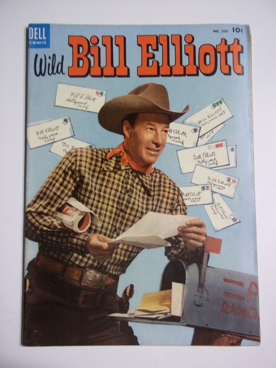 Dell Comics Wild Bill Elliott No. 520 1953 Dell Comics Wild Bill Elliott No. 520 1953