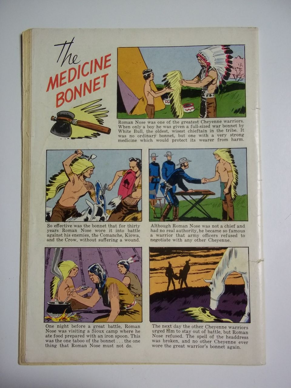 Dell Comics Brave Eagle No. 929 1958 Dell Comics Brave Eagle No. 929 1958
