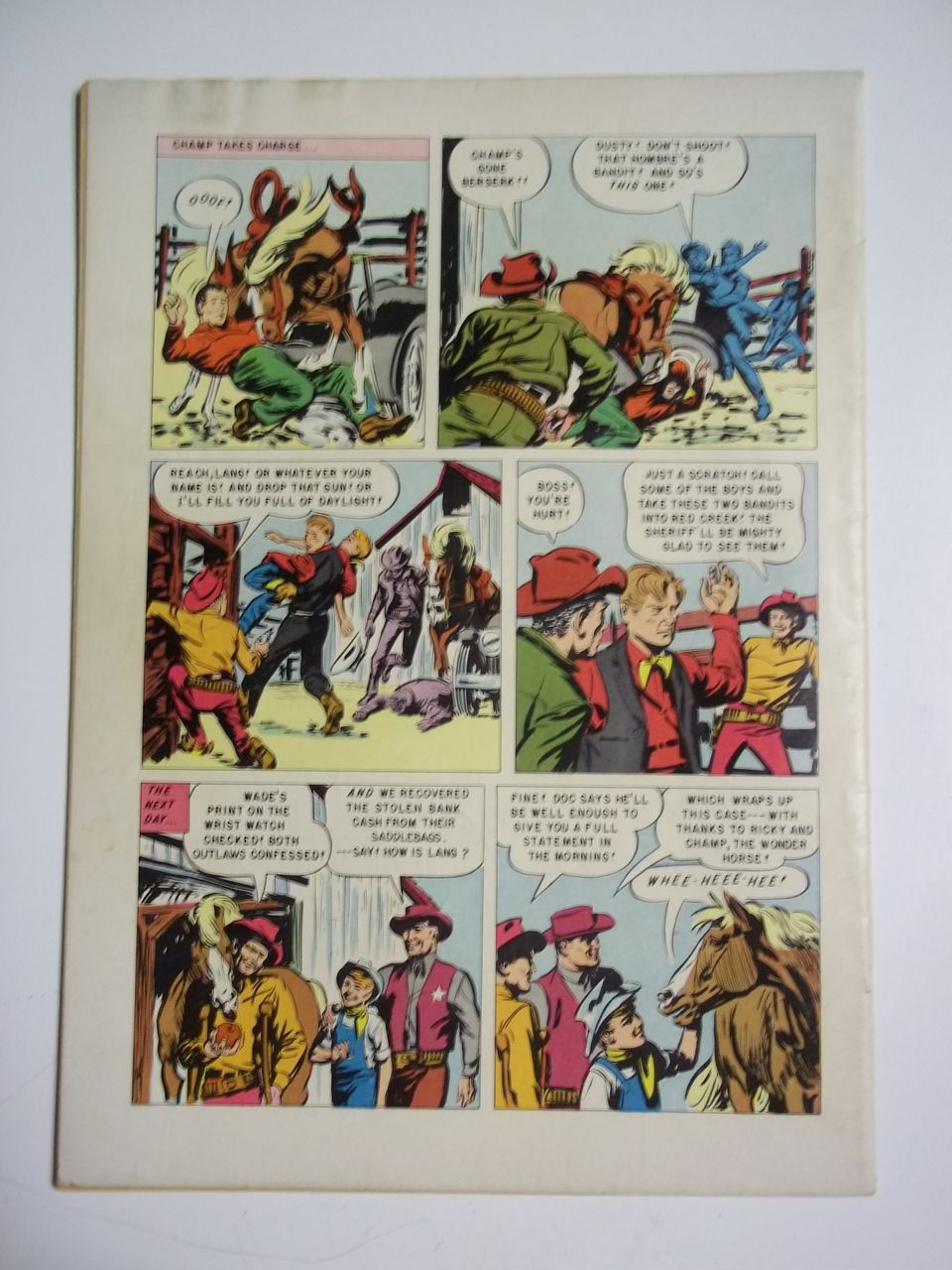 Dell Comics Gene Autry's Champion No. 17 1955 Dell Comics Gene Autry's Champion No. 17 1955